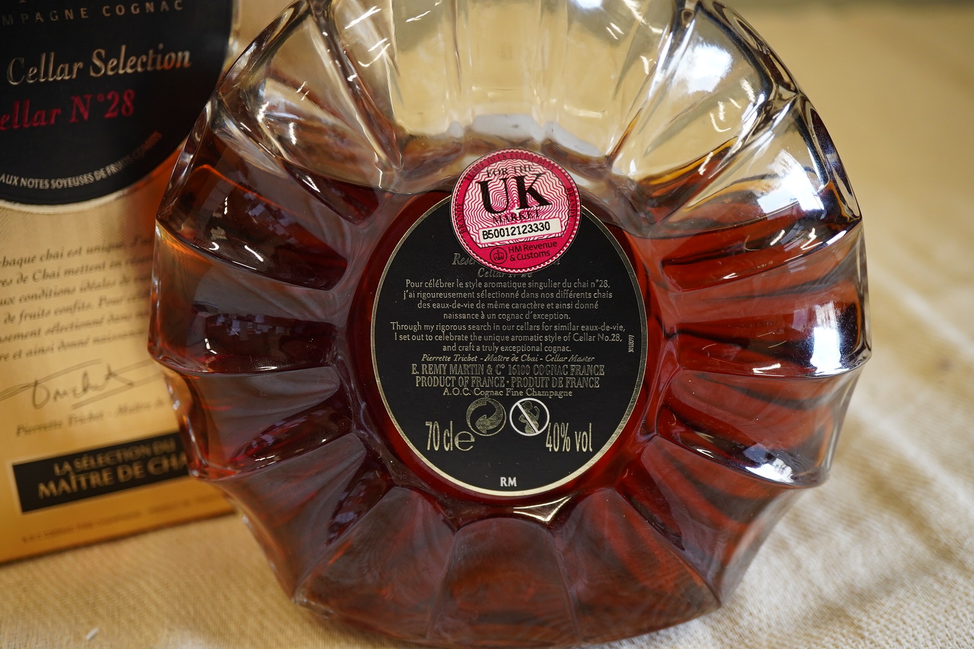Cognac: Rémy Martin Reserve Cellar Selection Cellar N°28, NV